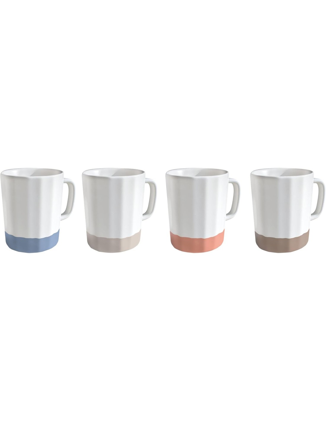 TAZZE CAFFE' E LATTE: vendita online Set 4 Tazzine Caffè 80 ml Pedrini – 4 Colori Assortiti in offerta