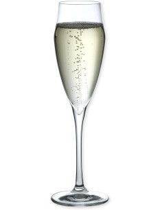 CALICI VINO E SPUMANTE: vendita online Set 6 Flute Champagne RCR Ego in Cristallo Luxion – 18 cl, Eleganza Made in Italy in o...