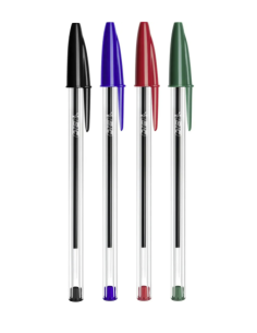 5 Penne BIC Cristal Soft – 2 Blu, 1 Nera, 1 Rossa, 1 Verde 2