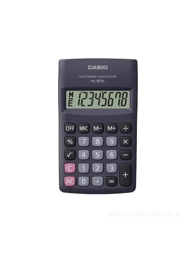 Calcolatrice Tascabile Casio HL-815L - Funzioni Complete | ShopInCasa