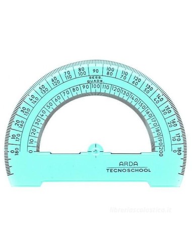 Goniometro 180°, 12 cm, Precisione per Disegno Tecnico e Scuola | Shop in Casa