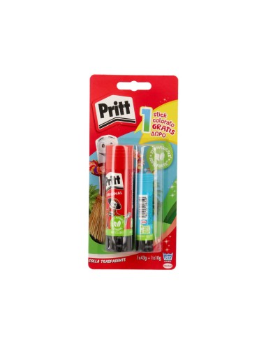 COLLA STICK PRITT 43GR + STICK 10GR
