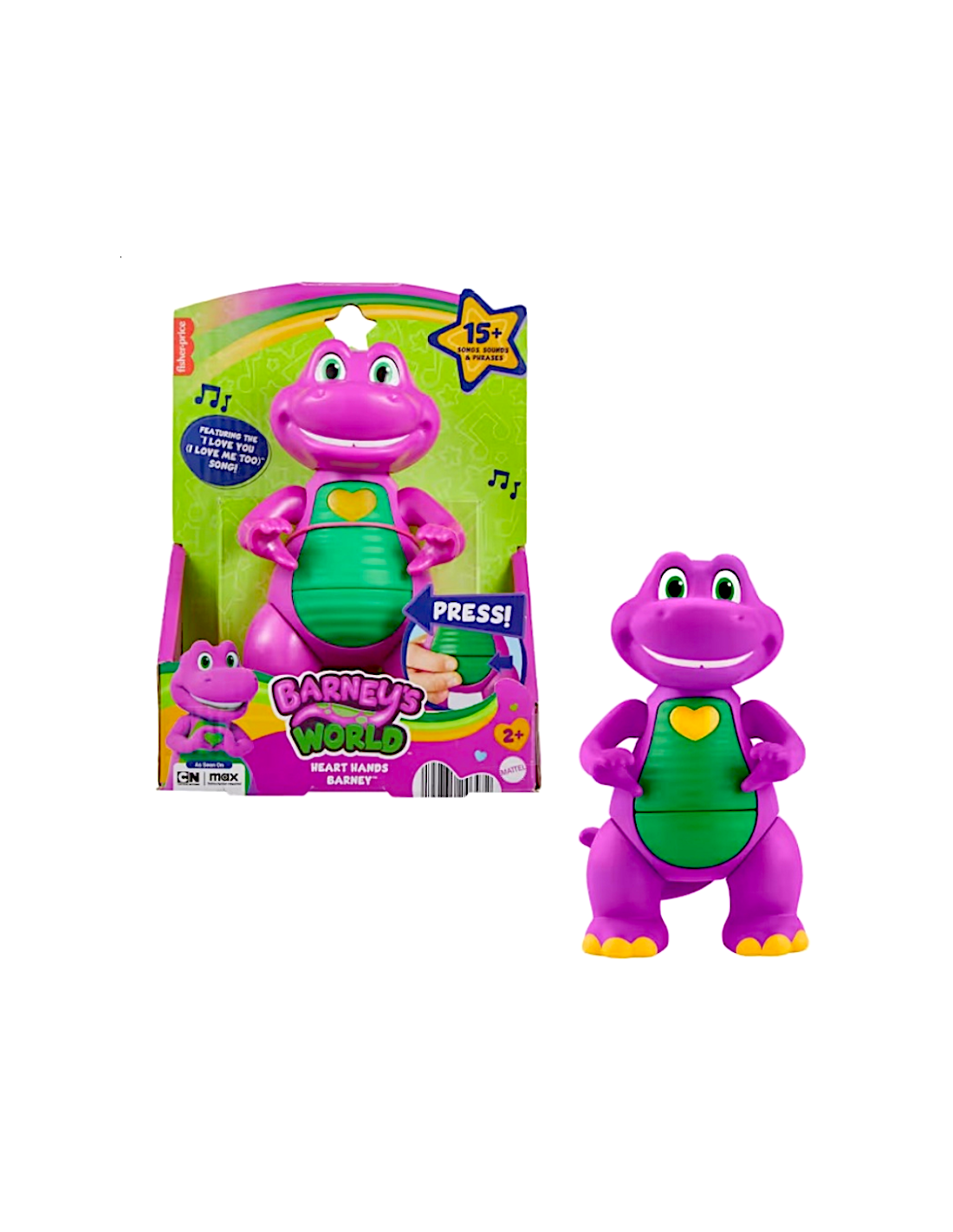 BARNEY'S WORLD JFF05 BARNEY CUORE LUMINOSO