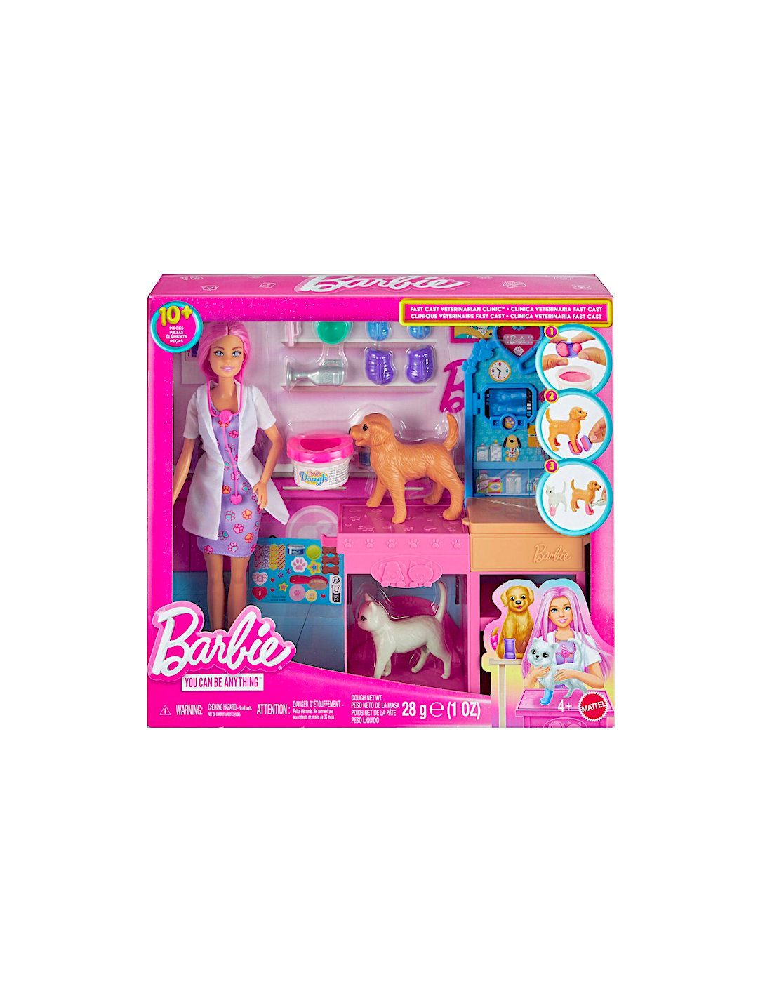 Barbie Veterinaria con cuccioli e pasta modellabile | shopincasa.it