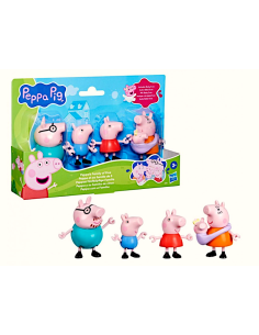 Peppa Pig famiglia 5 figure poseable ca. 7,5 cm | shopincasa.it