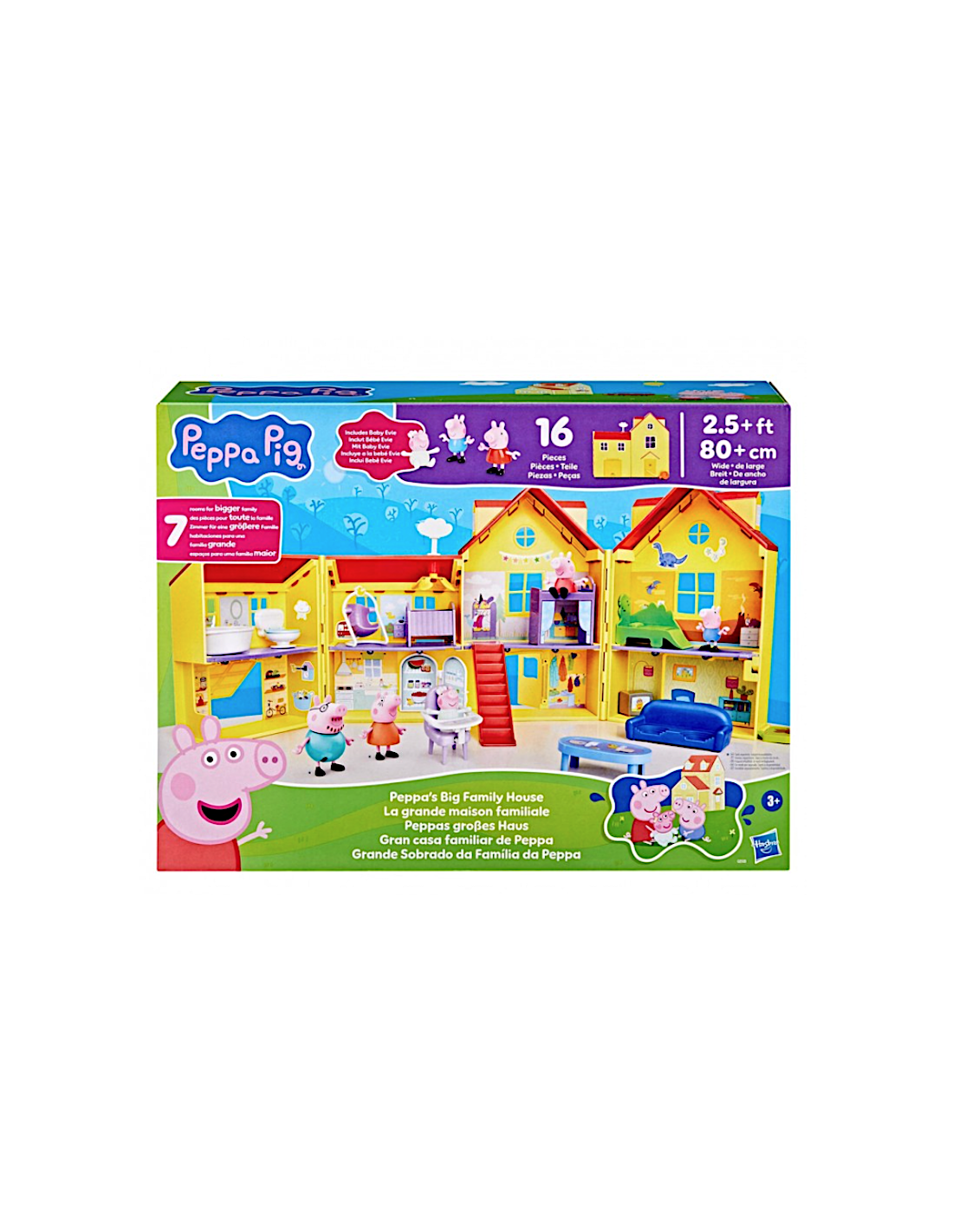 Peppa Pig grande casa playset due piani con accessori | shopincasa.it
