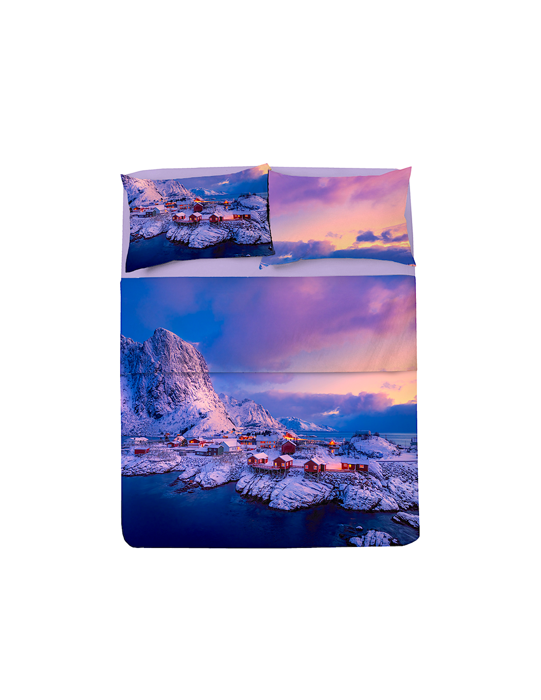 COMPLETO LETTO MATRIMONIALE NORDIC COTONE