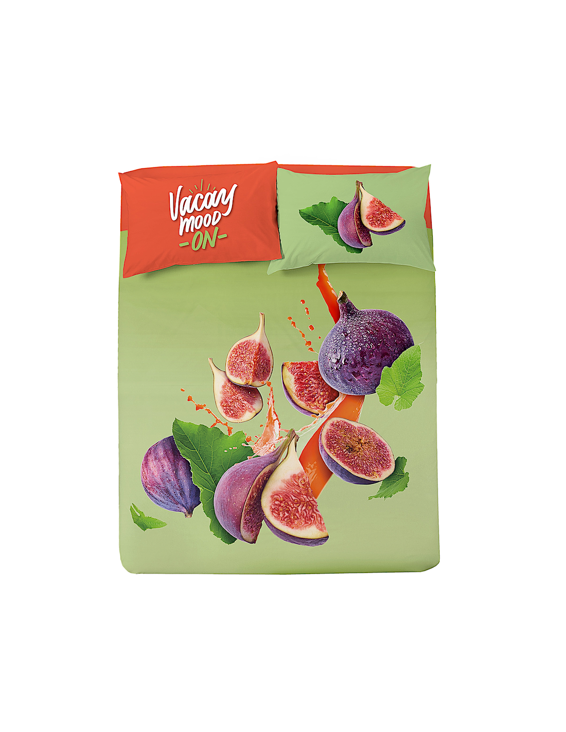 COMPLETO LETTO MATRIMONIALE FRUTTA COTONE