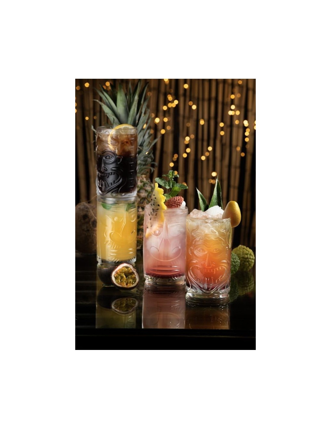 BICCHIERI ACQUA VINO BIBITA: vendita online Set 4 Bicchieri Tiki Etruria RCR 45 cl – Cristallo Luxion Impilabile in offerta