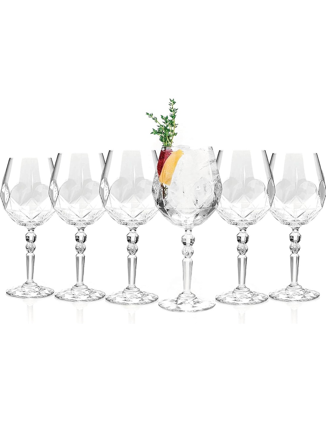 CALICI VINO E SPUMANTE: vendita online Set 6 Calici RCR Alkemist Aperitif/Gin & Wine 53 cl – Cristallo Luxion Eco‑Sostenibile...
