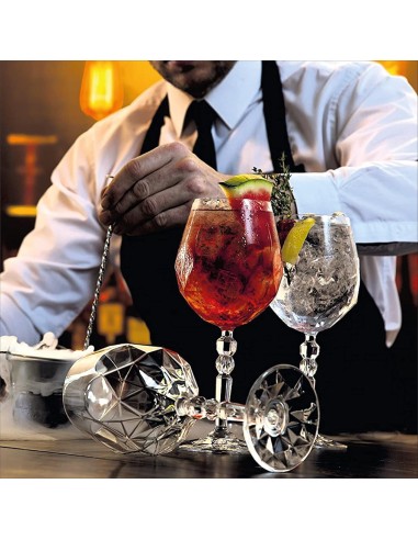 CALICI VINO E SPUMANTE: vendita online Set 6 Calici RCR Alkemist Aperitif/Gin & Wine 53 cl – Cristallo Luxion Eco‑Sostenibile...