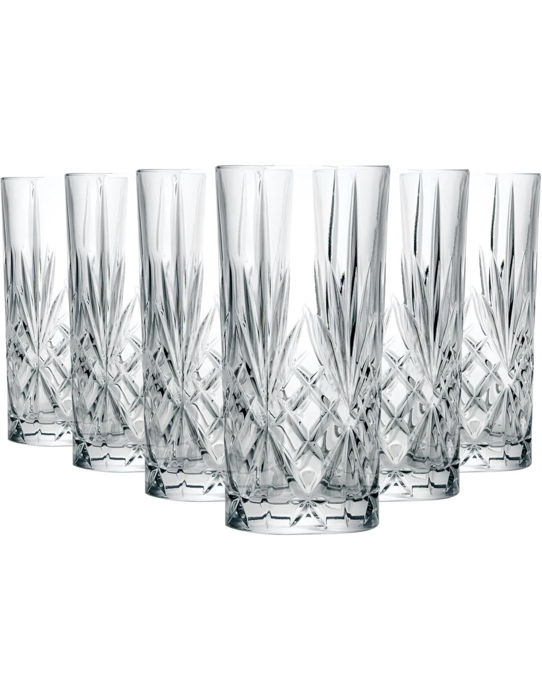 BICCHIERI ACQUA VINO BIBITA: vendita online Set 6 Bicchieri RCR Melodia Highball 36 cl – Cristallo Luxion Eco-Crystal in offerta
