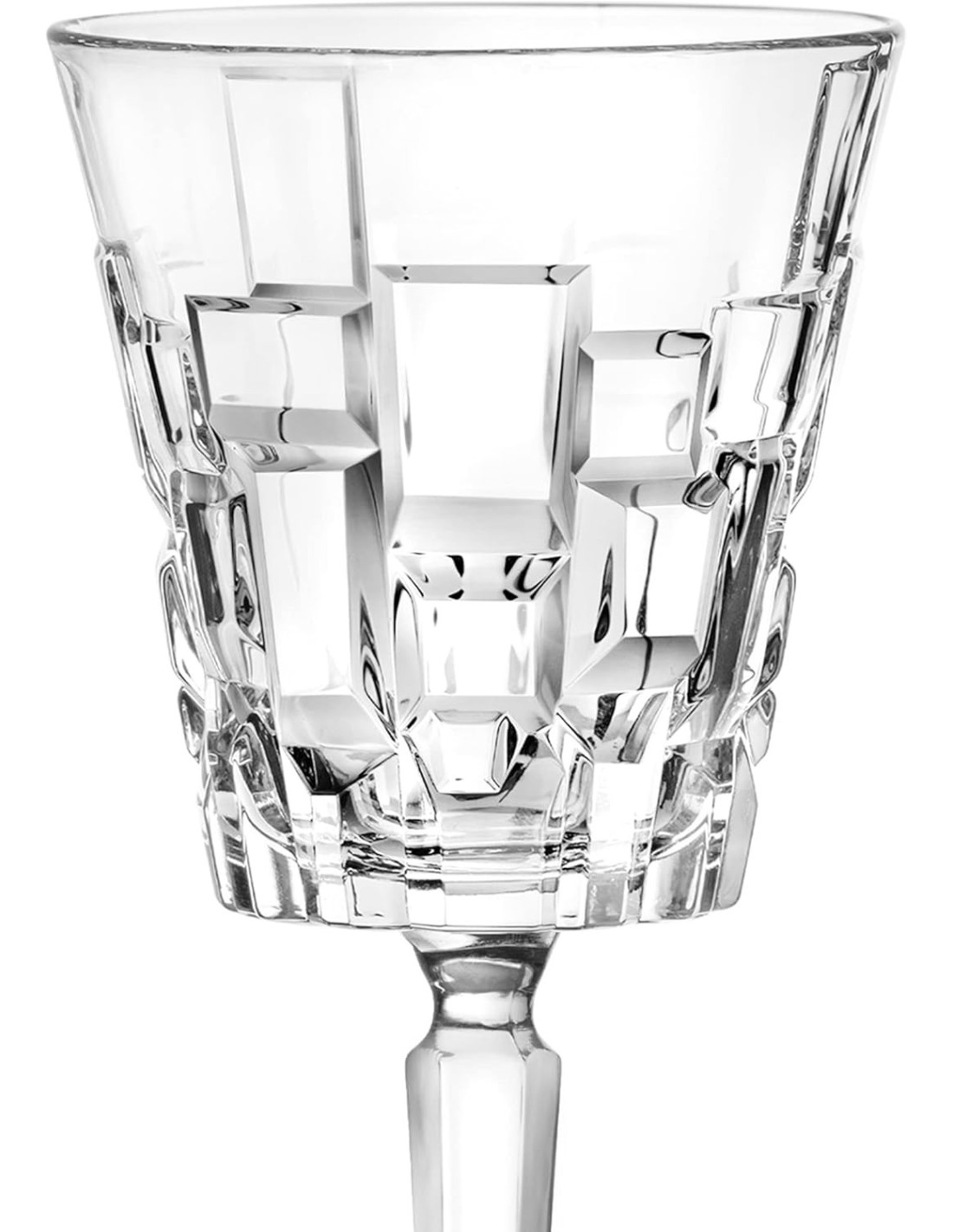 CALICI VINO E SPUMANTE: vendita online Set 6 Bicchieri RCR Etna Water Goblet 28 cl – Cristallo Ecologico Made in Italy in off...