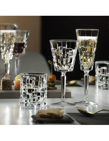 CALICI VINO E SPUMANTE: vendita online Set 6 Bicchieri RCR Etna Water Goblet 28 cl – Cristallo Ecologico Made in Italy in off...