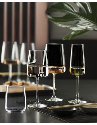 CALICI VINO E SPUMANTE: vendita online Set 6 Calici da Vino Bianco RCR Essential E43 43 cl – Cristallo Luxion Ecologico in of...