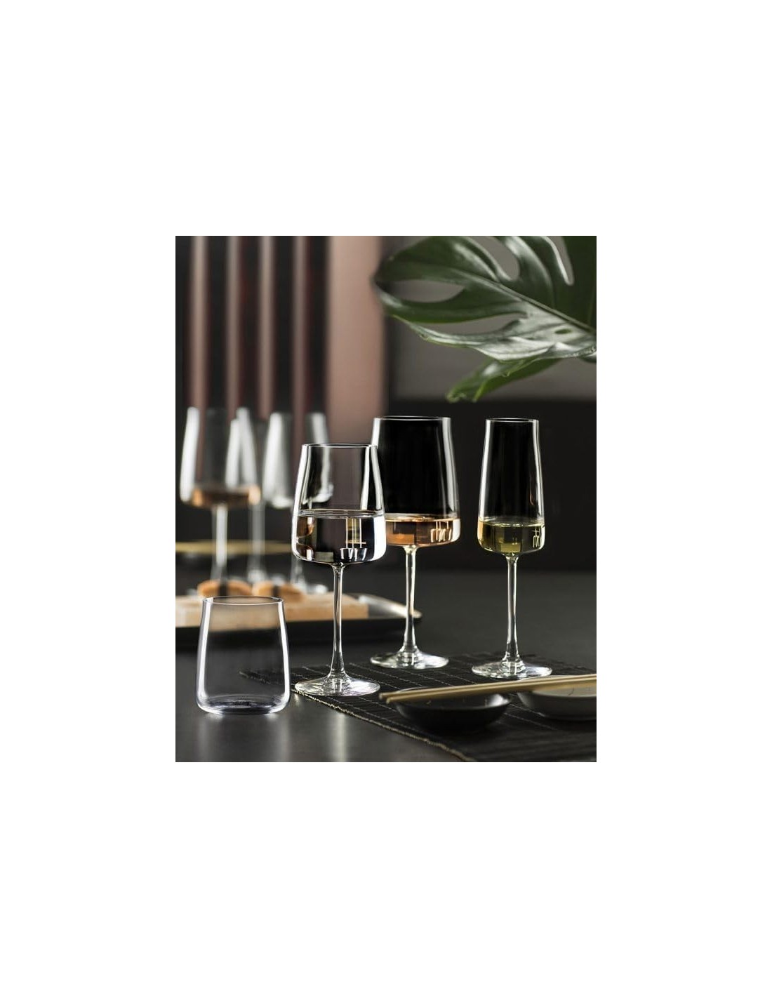 CALICI VINO E SPUMANTE: vendita online Set 6 Calici da Vino Bianco RCR Essential E43 43 cl – Cristallo Luxion Ecologico in of...