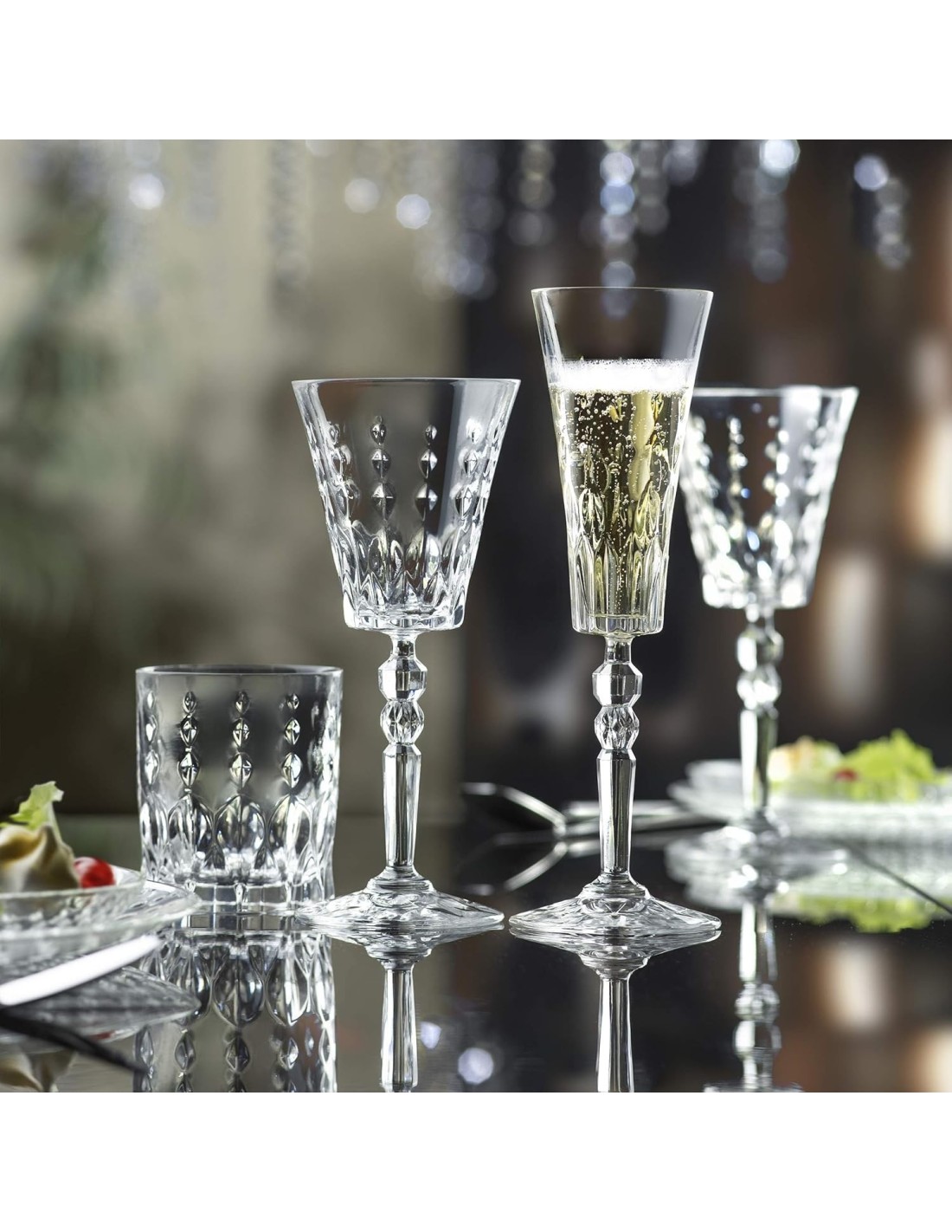 CALICI VINO E SPUMANTE: vendita online Set 6 Calici RCR Marilyn – Bicchiere Vino 26 cl in Cristallo Luxion Eco-friendly in of...
