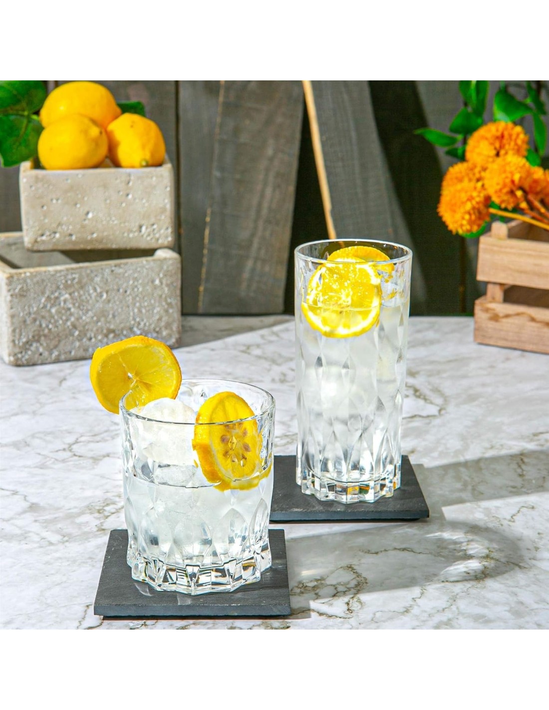 BICCHIERI LIQUORI E BIRRA: vendita online Set 6 Bicchieri RCR Marilyn Highball 35 cl – Cristallo Luxion Elegante e Brillante ...
