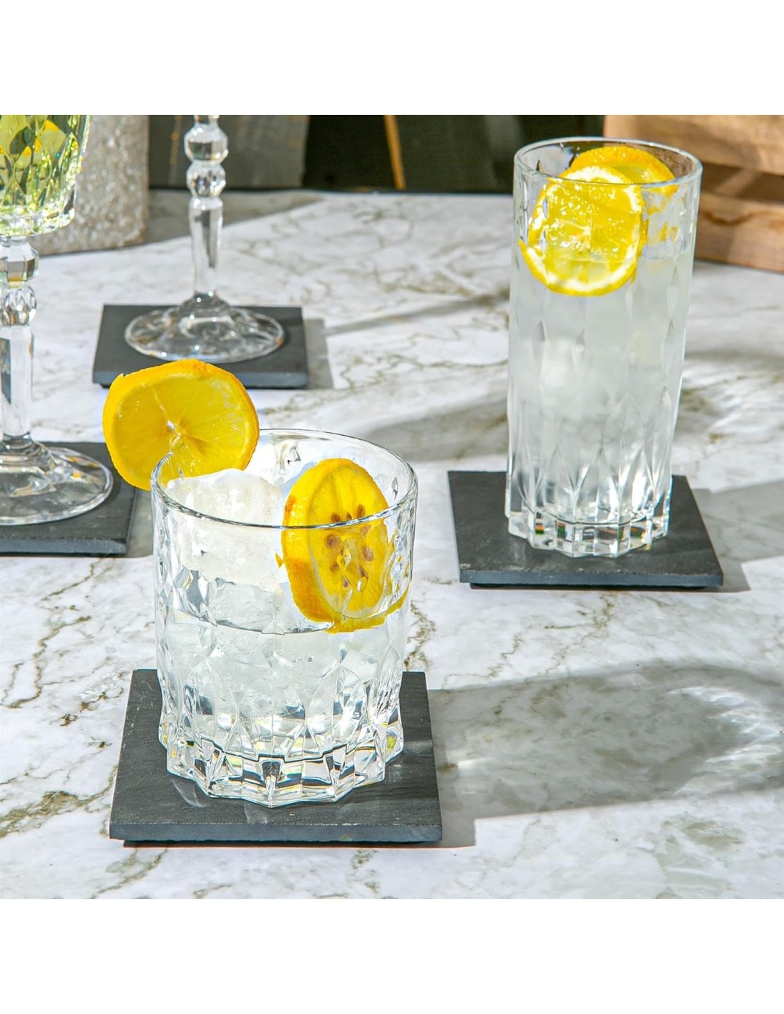 BICCHIERI LIQUORI E BIRRA: vendita online Set 6 Bicchieri RCR Marilyn Highball 35 cl – Cristallo Luxion Elegante e Brillante ...