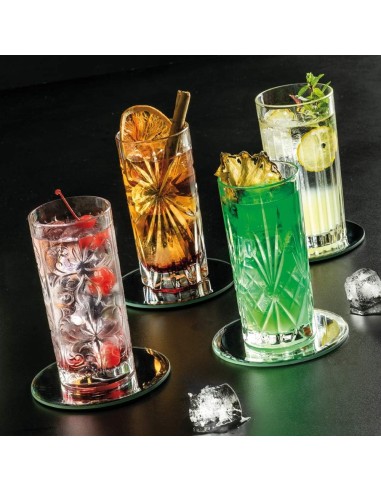 BICCHIERI LIQUORI E BIRRA: vendita online Set 4 Bicchieri RCR Mixology Highball 36 cl – Eco‑Crystal Italiana in offerta