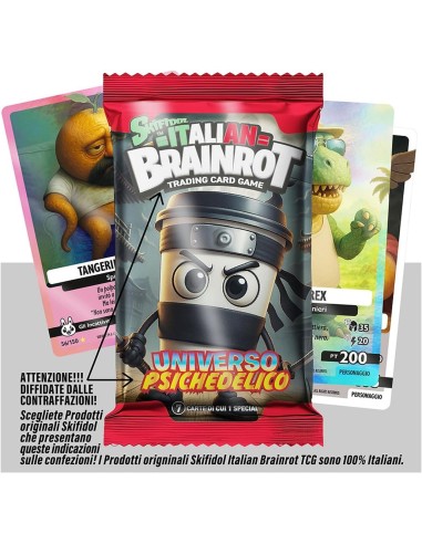 GIOCATTOLO PUBBLICIZZATO: vendita online Italian Brainrot Busta Carte “Universo Psichedelico” (Bustina singola) in offerta