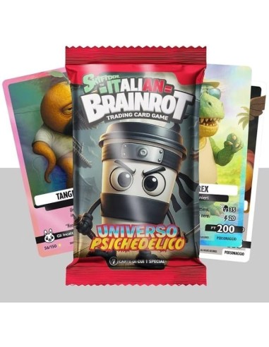 GIOCATTOLO PUBBLICIZZATO: vendita online Album + Bustina Italian Brainrot TCG – Contiene 7 carte, 1 holo speciale in offerta