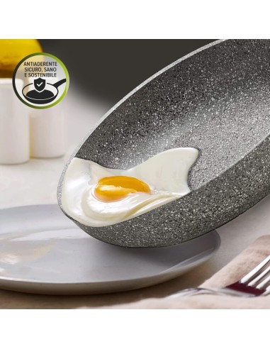 PENTOLE INDUZIONE: vendita online Padella Cuore di Pietra 16 cm Induzione – Accademia Mugnano, Alluminio Forgiato in offerta