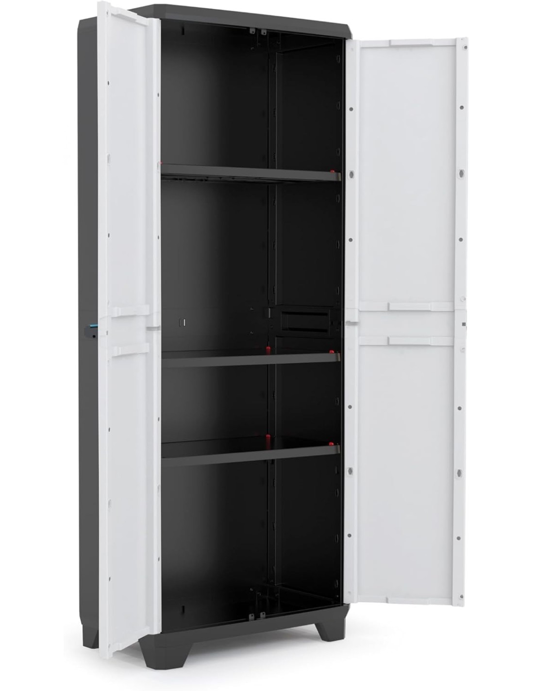 ARMADIETTI: vendita online Armadio Multiuso Keter Linear High 3 Ripiani 68×39×173 cm – Resina Anti-intemperie in offerta