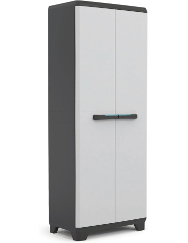 ARMADIETTI: vendita online Armadio Multiuso Keter Linear High 3 Ripiani 68×39×173 cm – Resina Anti-intemperie in offerta