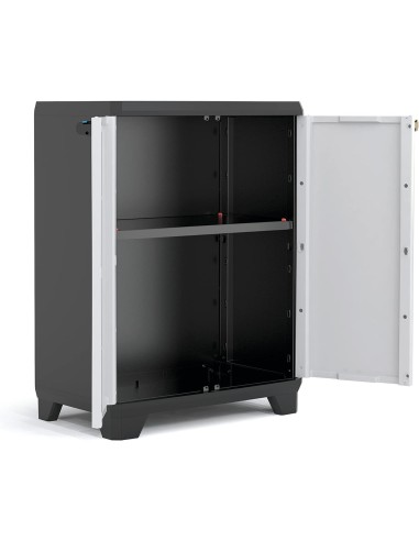 ARMADIETTI: vendita online Armadio Keter Linear Low con 1 Ripiano Regolabile 68×39×90 cm – Resina Anti-Intemperie in offerta