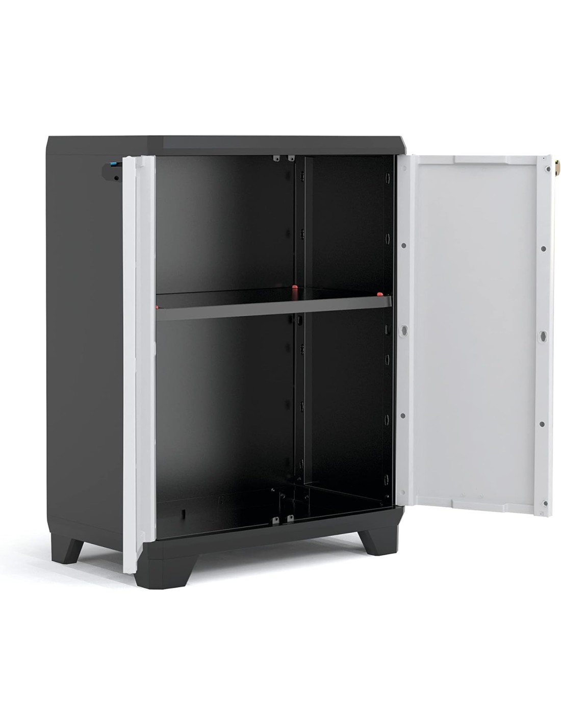 ARMADIETTI: vendita online Armadio Keter Linear Low con 1 Ripiano Regolabile 68×39×90 cm – Resina Anti-Intemperie in offerta