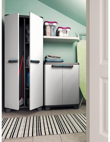 ARMADIETTI: vendita online Armadio Keter Linear Low con 1 Ripiano Regolabile 68×39×90 cm – Resina Anti-Intemperie in offerta