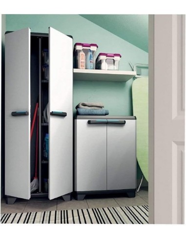 ARMADIETTI: vendita online Armadio Portascope Keter Linear Utility 68×39×173 cm – Resina Anti-Intemperie in offerta