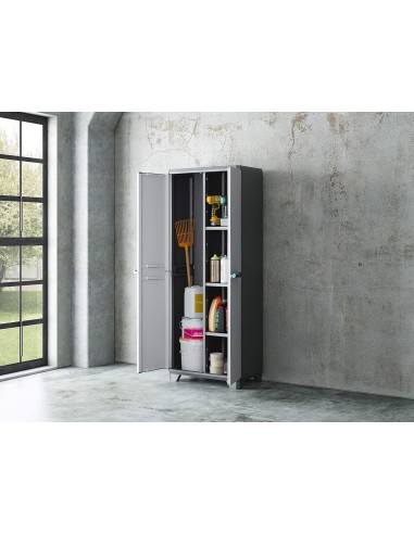ARMADIETTI: vendita online Armadio Portascope Keter Linear Utility 68×39×173 cm – Resina Anti-Intemperie in offerta