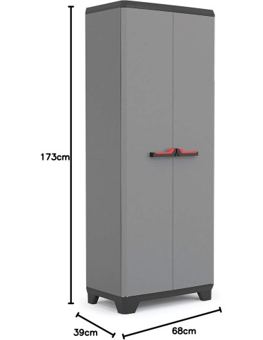ARMADIETTI: vendita online Armadio Alto Keter Stilo 3 Ripiani – 68x39x173 cm, in Resina, da Interno ed Esterno in offerta
