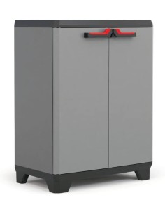 ARMADIETTI: vendita online Keter Stilo Basso Armadio da Esterno 1 Ripiano Regolabile 68×39×90 cm – Resina Anti-UV, Impugnatur...