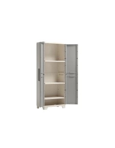 ARMADIETTI: vendita online Armadio Alto Keter Stilo 68×39×173 cm in Resina con 3 Ripiani Regolabili e Maniglie Soft-Touch in ...