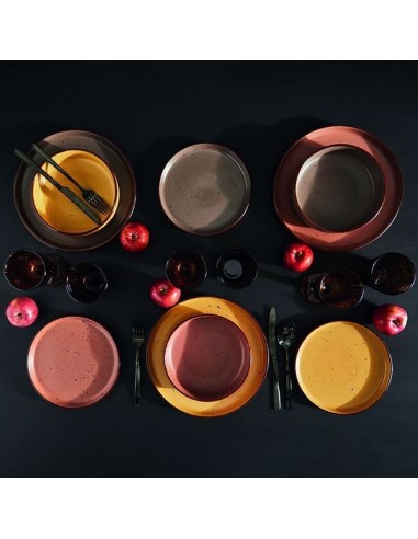 PIATTI: vendita online Piatto Frutta Tognana Bruges Urban Marrone Ø 20,5 cm – Stoneware Resistente in offerta