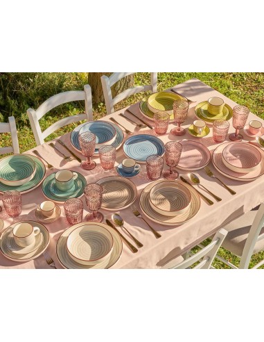 SERVIZI TAVOLA: vendita online Servizio Piatti Tognana Urban Pastel 18 pezzi in Stoneware – Color Pastello in offerta