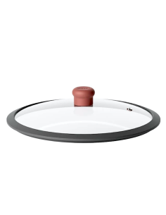 Coperchio in Vetro Curvo Cook&Color D 28 cm – Rosso | Shopincasa.it