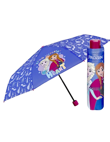 OMBRELLI PIOGGIA: vendita online Ombrello Bambina Frozen, Mini Manuale, 50cm, Antivento, Disney, Compatto, Elsa e Anna in off...
