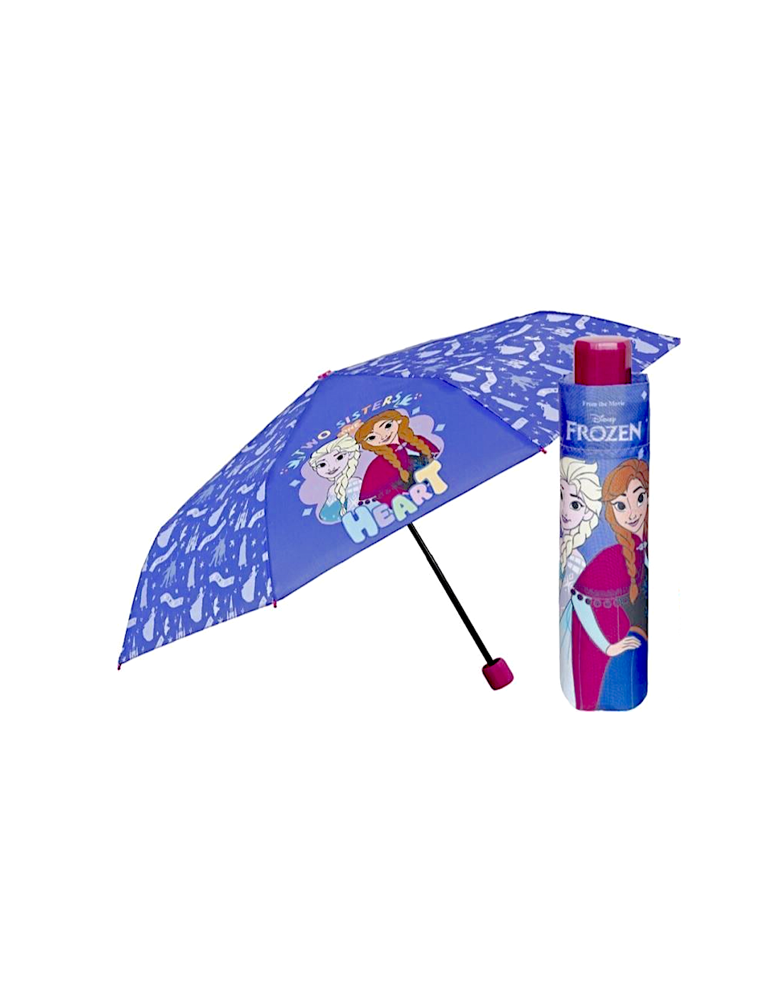 OMBRELLI PIOGGIA: vendita online Ombrello Bambina Frozen, Mini Manuale, 50cm, Antivento, Disney, Compatto, Elsa e Anna in off...