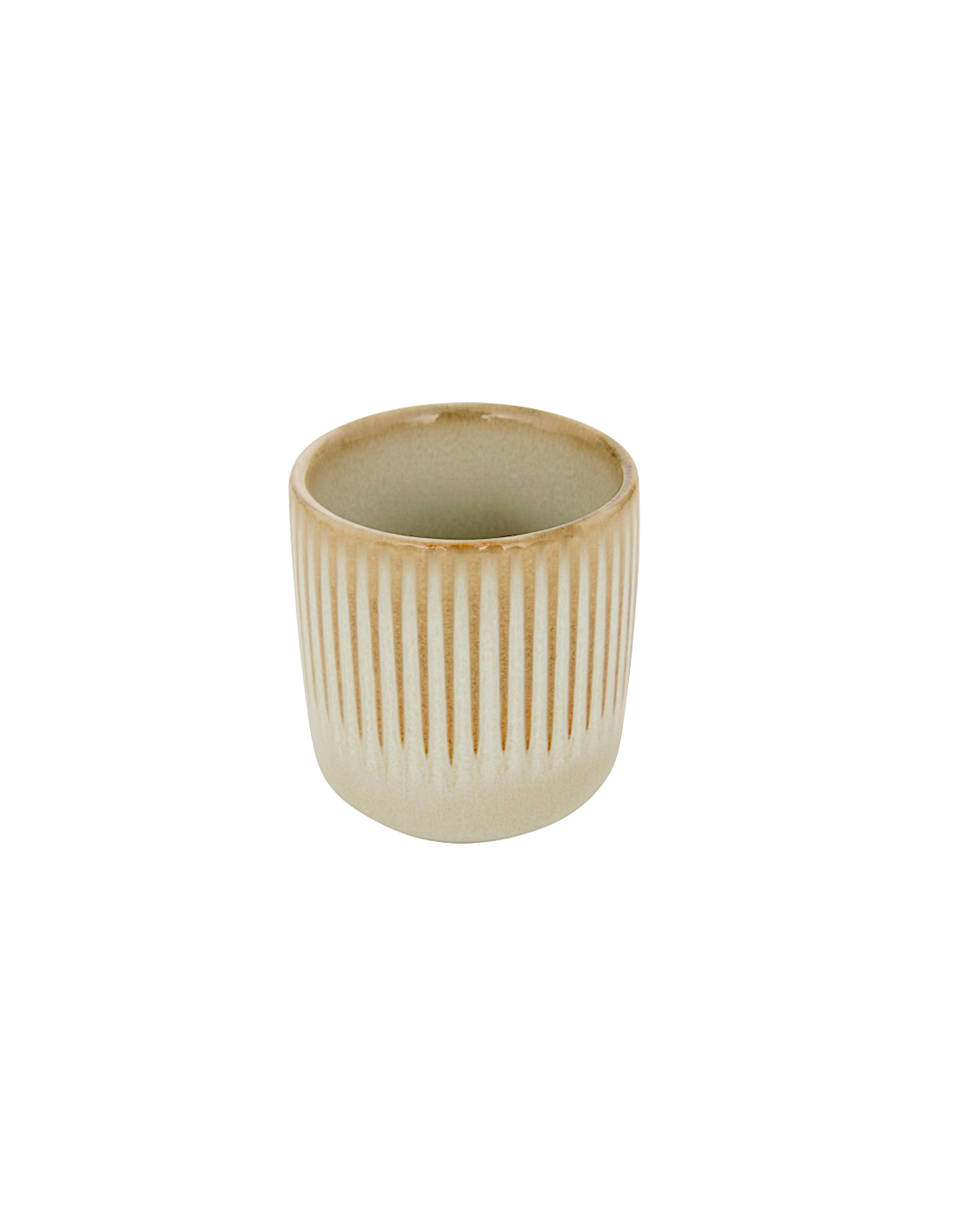 TAZZE CAFFE' E LATTE: vendita online Tazzina espresso, Chloé, 11 cl, beige, stoneware, dimensioni 6,1x6,7 cm in offerta