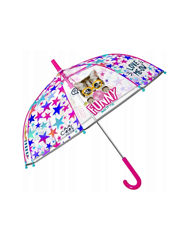 OMBRELLI PIOGGIA: vendita online Ombrello Bambino Manuale 45 cm, 8 Stecche, Perletti Poe Funny in offerta