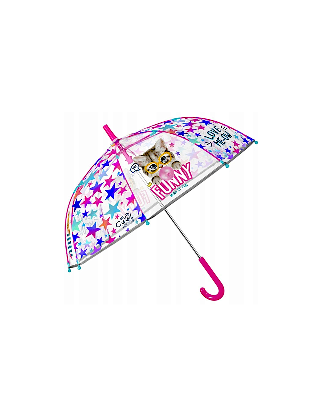 OMBRELLI PIOGGIA: vendita online Ombrello Bambino Manuale 45 cm, 8 Stecche, Perletti Poe Funny in offerta