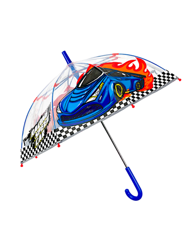 OMBRELLI PIOGGIA: vendita online Ombrello Bambino Manuale 45 cm, 8 Stecche, Perletti Poe Racing in offerta