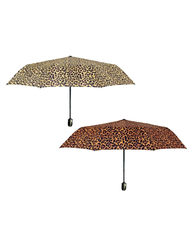 OMBRELLI PIOGGIA: vendita online Ombrello Donna Mini, Automatico, Leopardato, Compatto, Moda, Antivento, Modello 26444 in off...