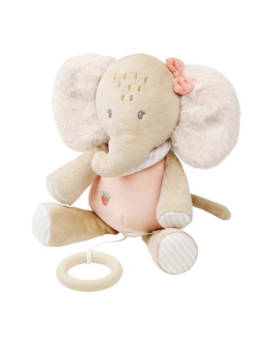 Carillon Peluche Oli Elefante con Melodia “La-Le-Lu” | Shopincasa
