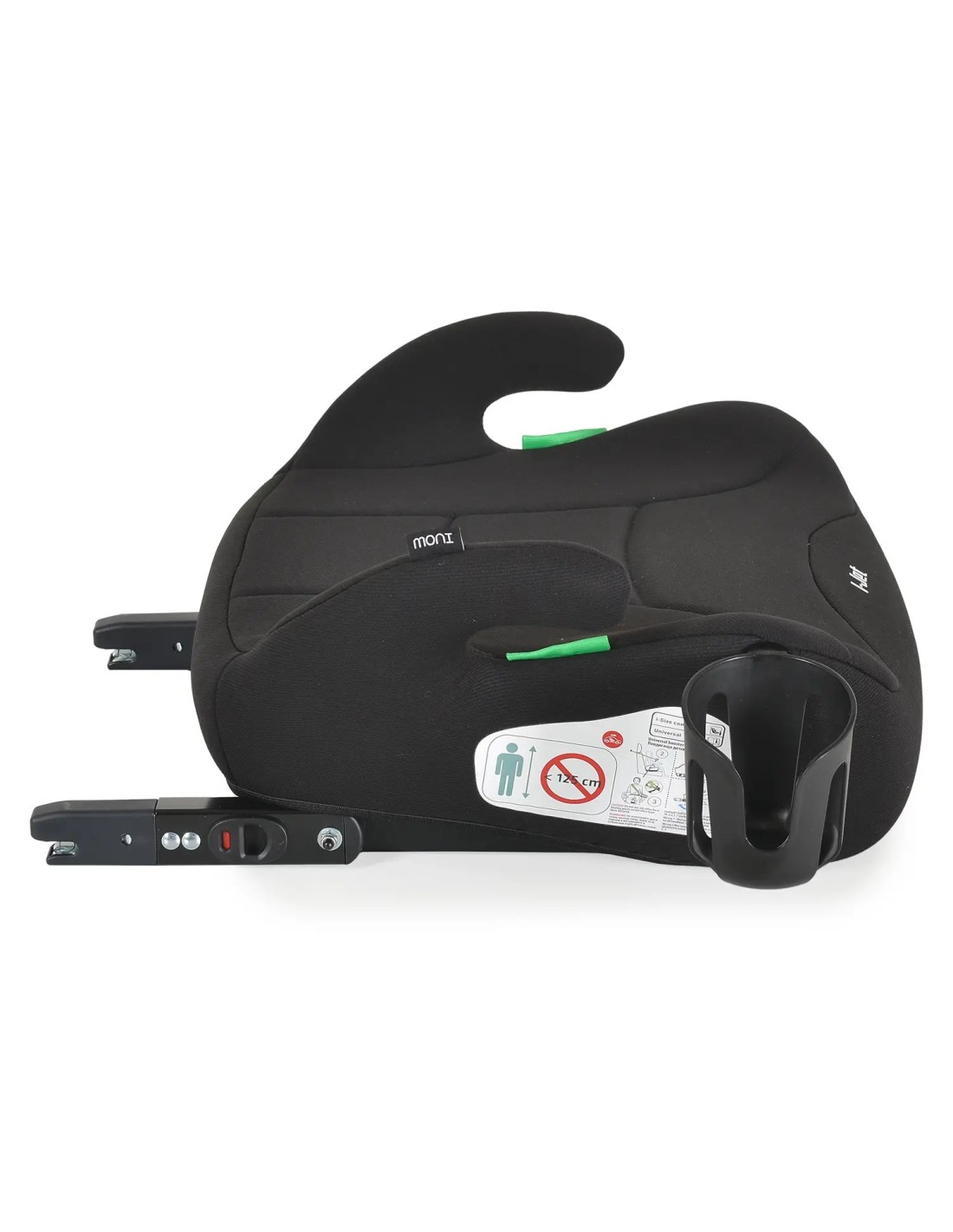 Seggiolino Auto I-Jet Nero 125-150 cm con Isofix | Shopincasa