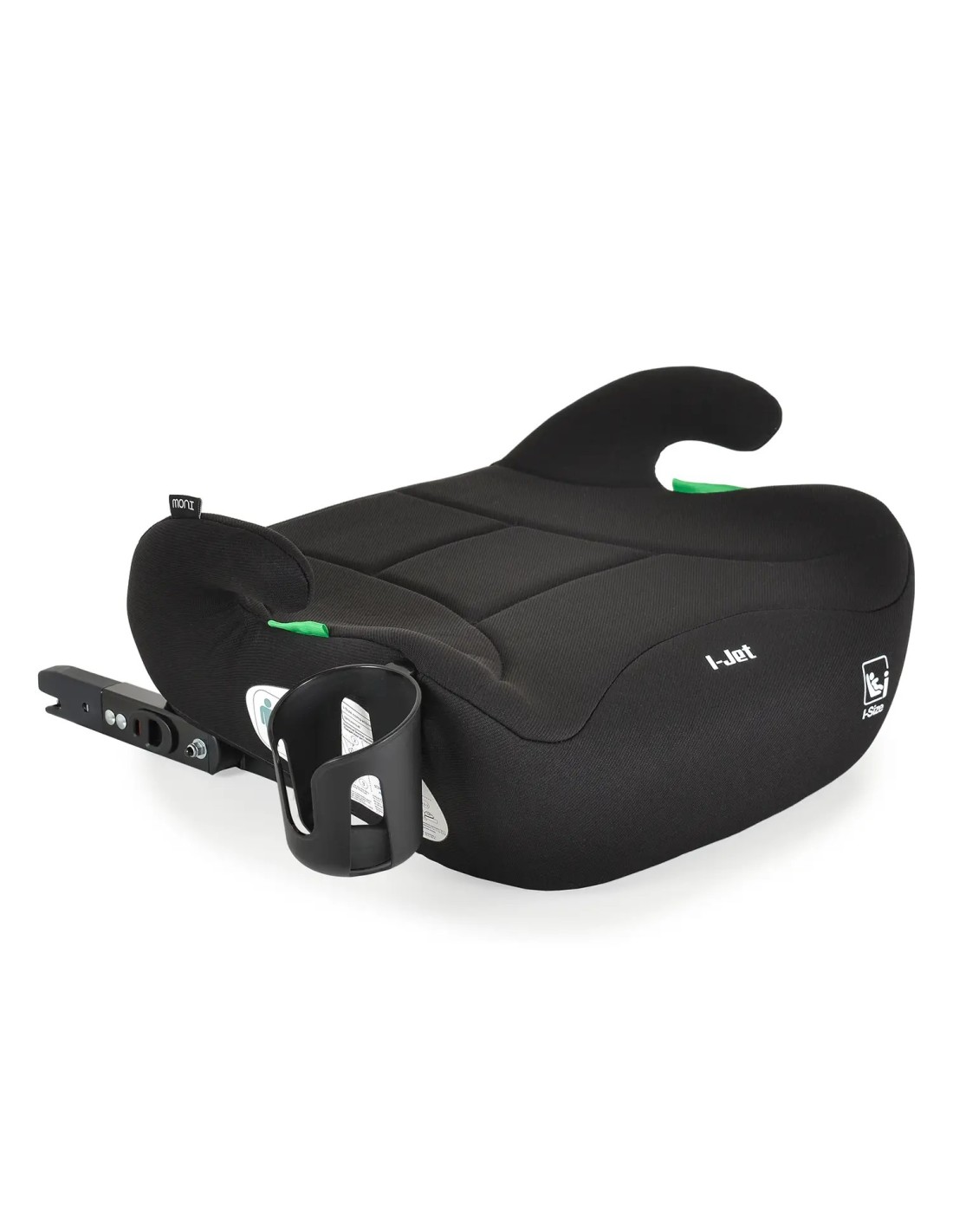 Seggiolino Auto I-Jet Nero 125-150 cm con Isofix | Shopincasa